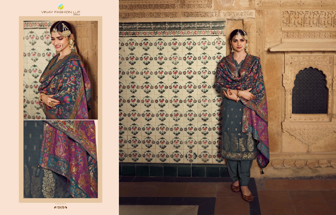 vinay fashion bunnai viscos gorgeous look salwar suit catalog