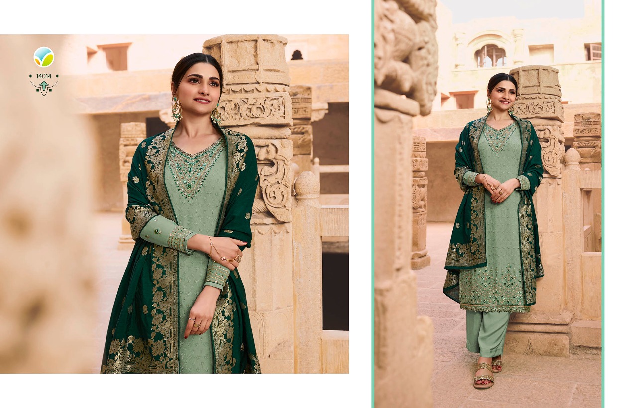 vinay fashion nagmaa georgette decent embroidary look  salwar suit catalog