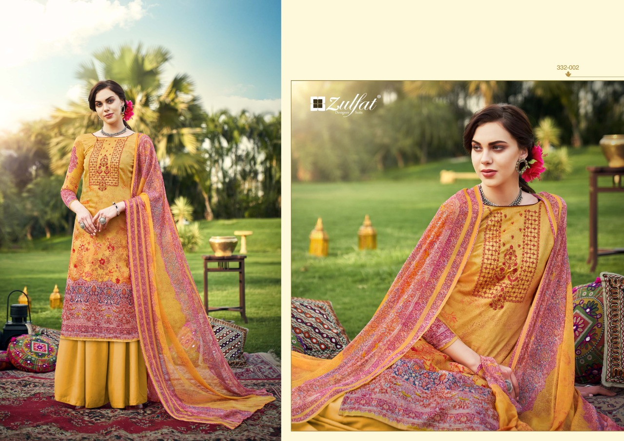 zulfat designer suits hasrat pure jam cotton exclusive digital print salwar suit catalog