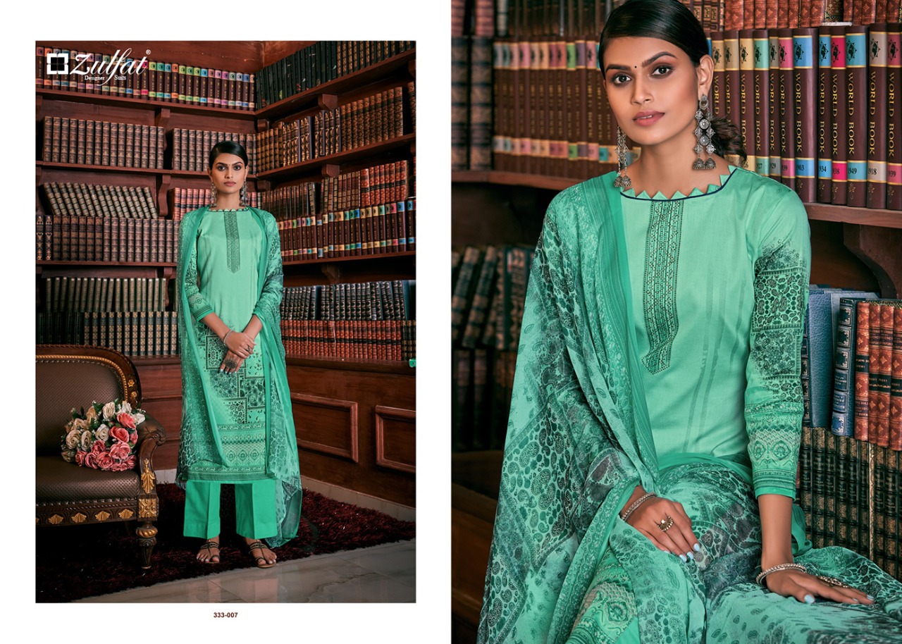 zulfat designer suits iris cotton exclusive digital print salwar suit catalog