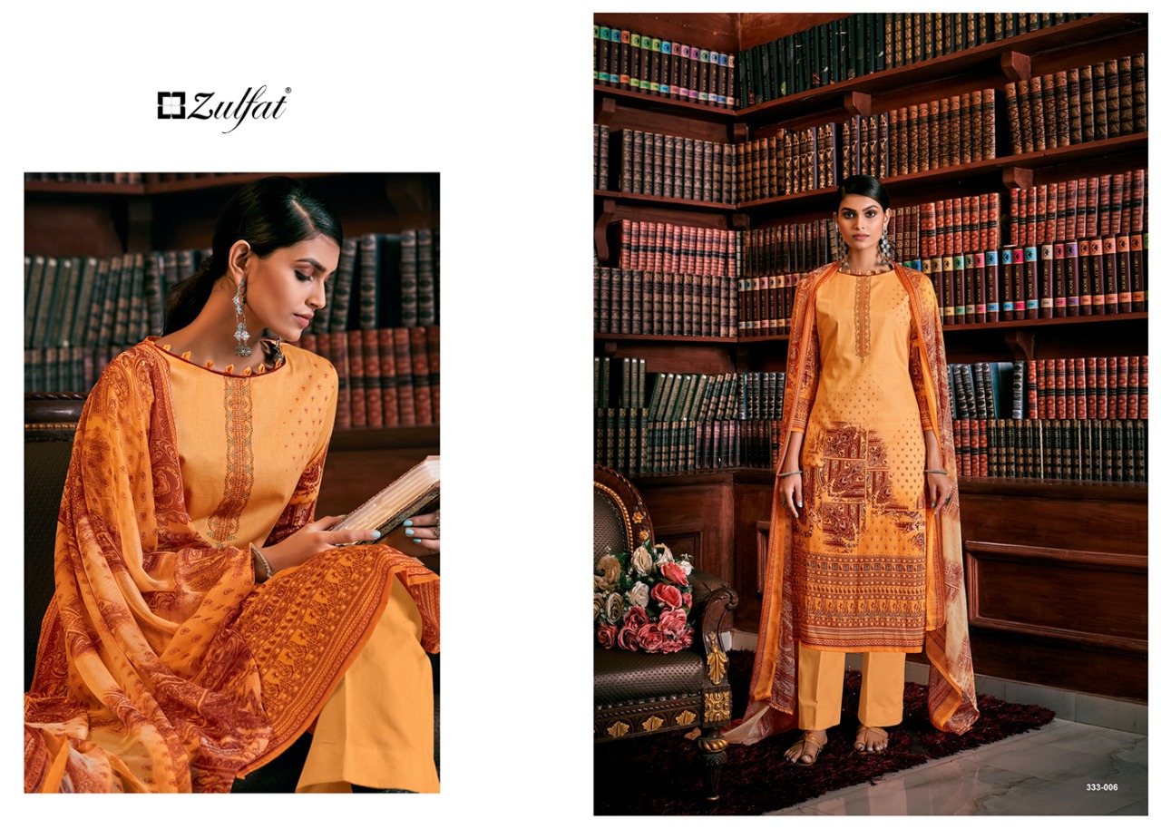 zulfat designer suits iris cotton exclusive digital print salwar suit catalog