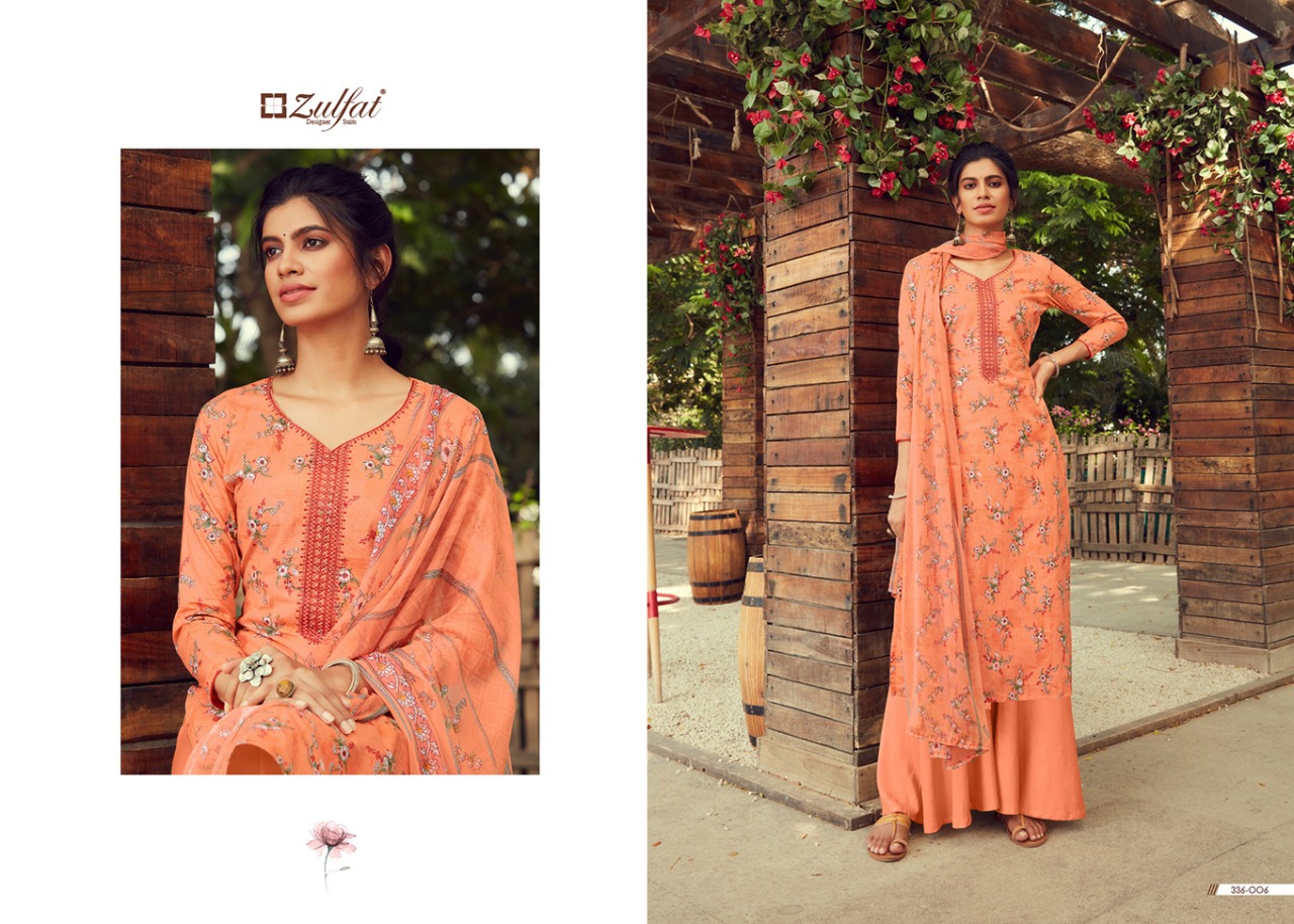 zulfat designer suits siyahi cotton exclusive digital print salwar suit catalog