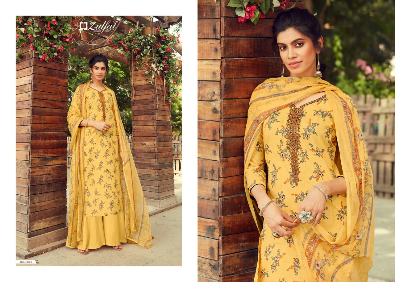 zulfat designer suits siyahi cotton exclusive digital print salwar suit catalog