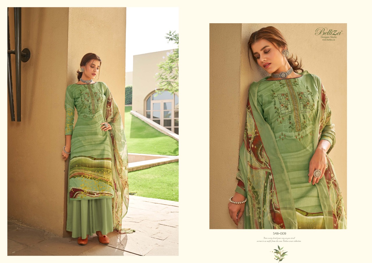 belliza designer studio maanjari cotton exclucive colours and print salwar suit catalog