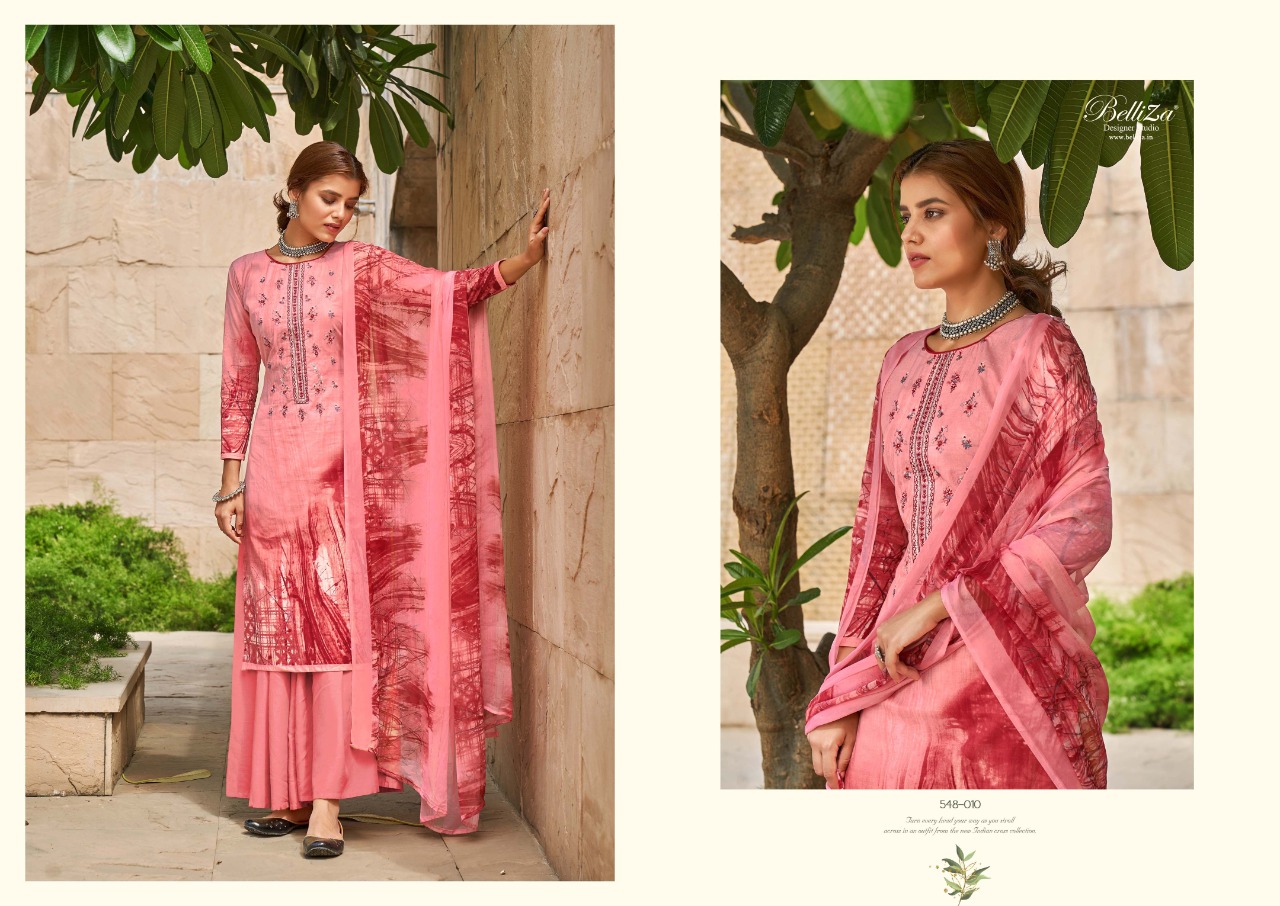 belliza designer studio maanjari cotton exclucive colours and print salwar suit catalog