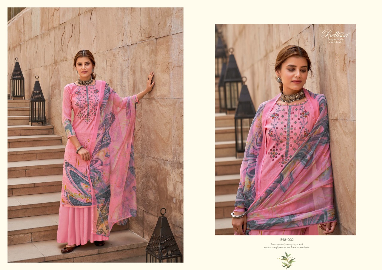 belliza designer studio maanjari cotton exclucive colours and print salwar suit catalog