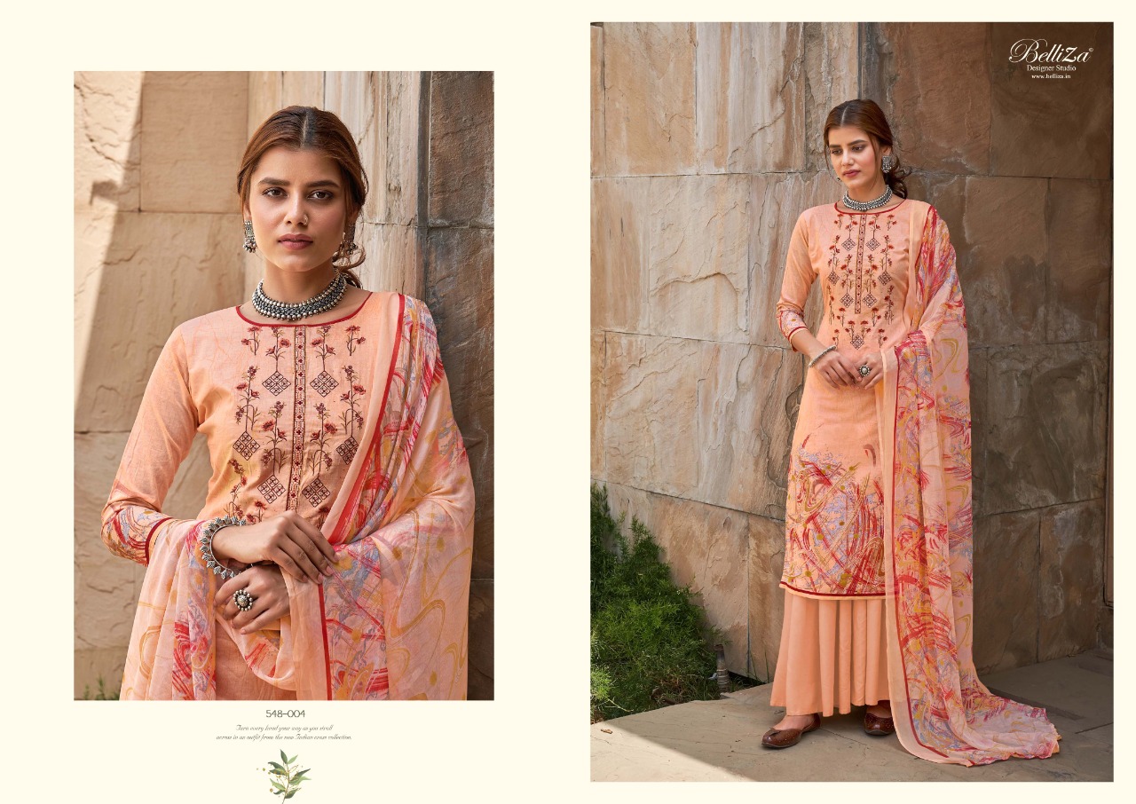 belliza designer studio maanjari cotton exclucive colours and print salwar suit catalog