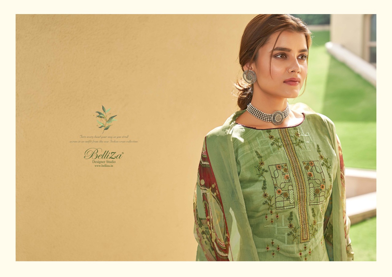 belliza designer studio maanjari cotton exclucive colours and print salwar suit catalog