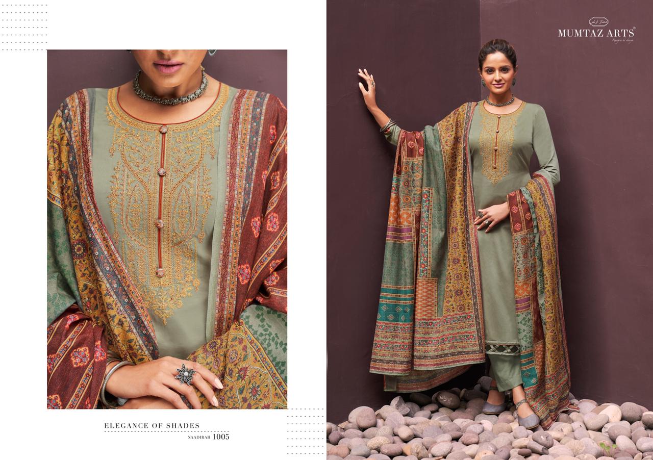 mumtaz arts naadirah jam satin innovative style salwar suit catalog