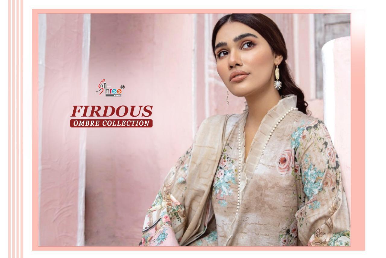 shree fabs firdous ombre collection cotton innovative style cotton dupatta salwar suit catalog