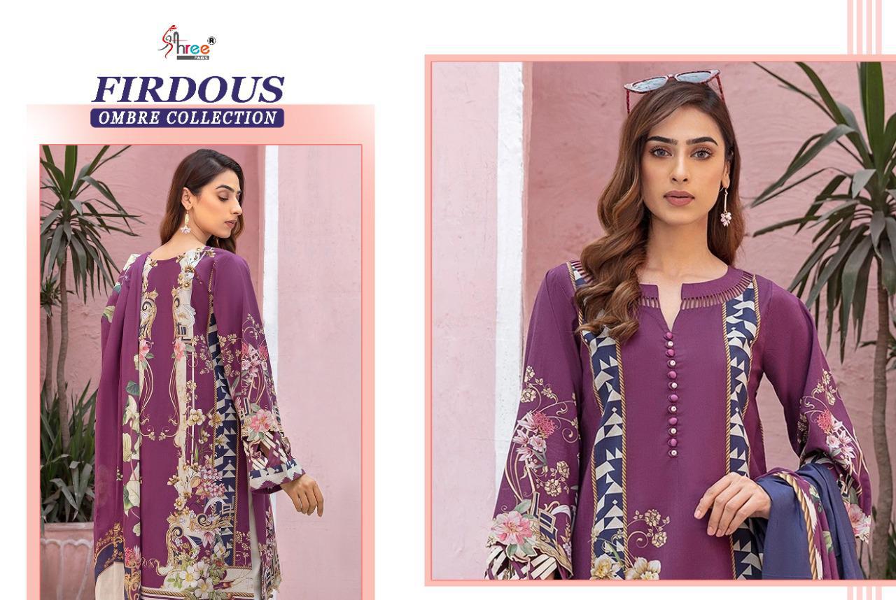 shree fabs firdous ombre collection cotton innovative style cotton dupatta salwar suit catalog