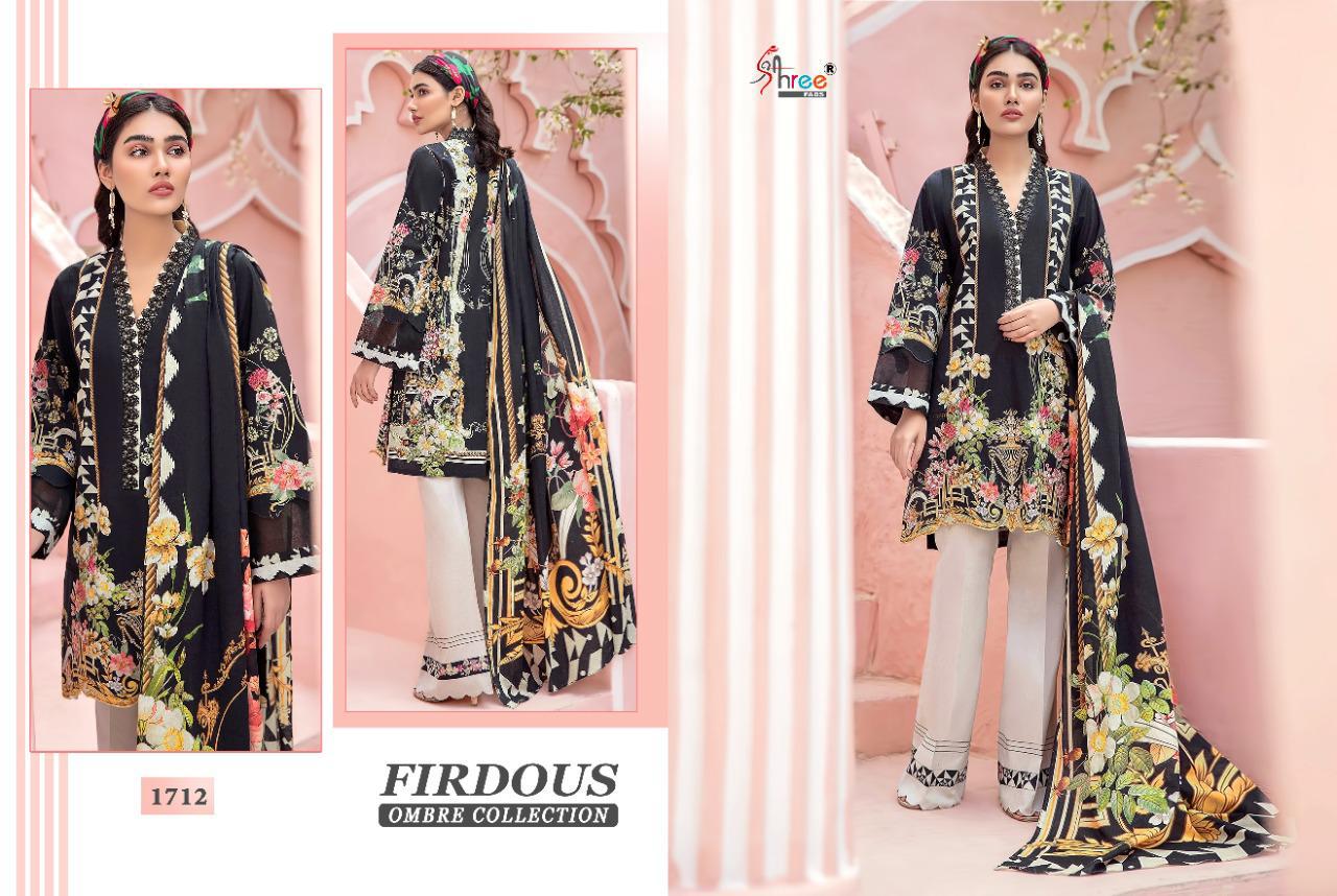 shree fabs firdous ombre collection cotton innovative style cotton dupatta salwar suit catalog