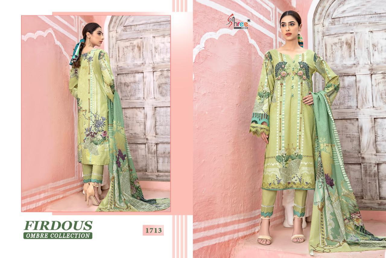 shree fabs firdous ombre collection cotton innovative style cotton dupatta salwar suit catalog