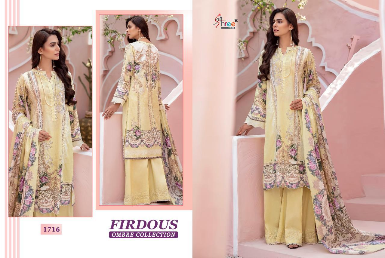 shree fabs firdous ombre collection cotton innovative style cotton dupatta salwar suit catalog