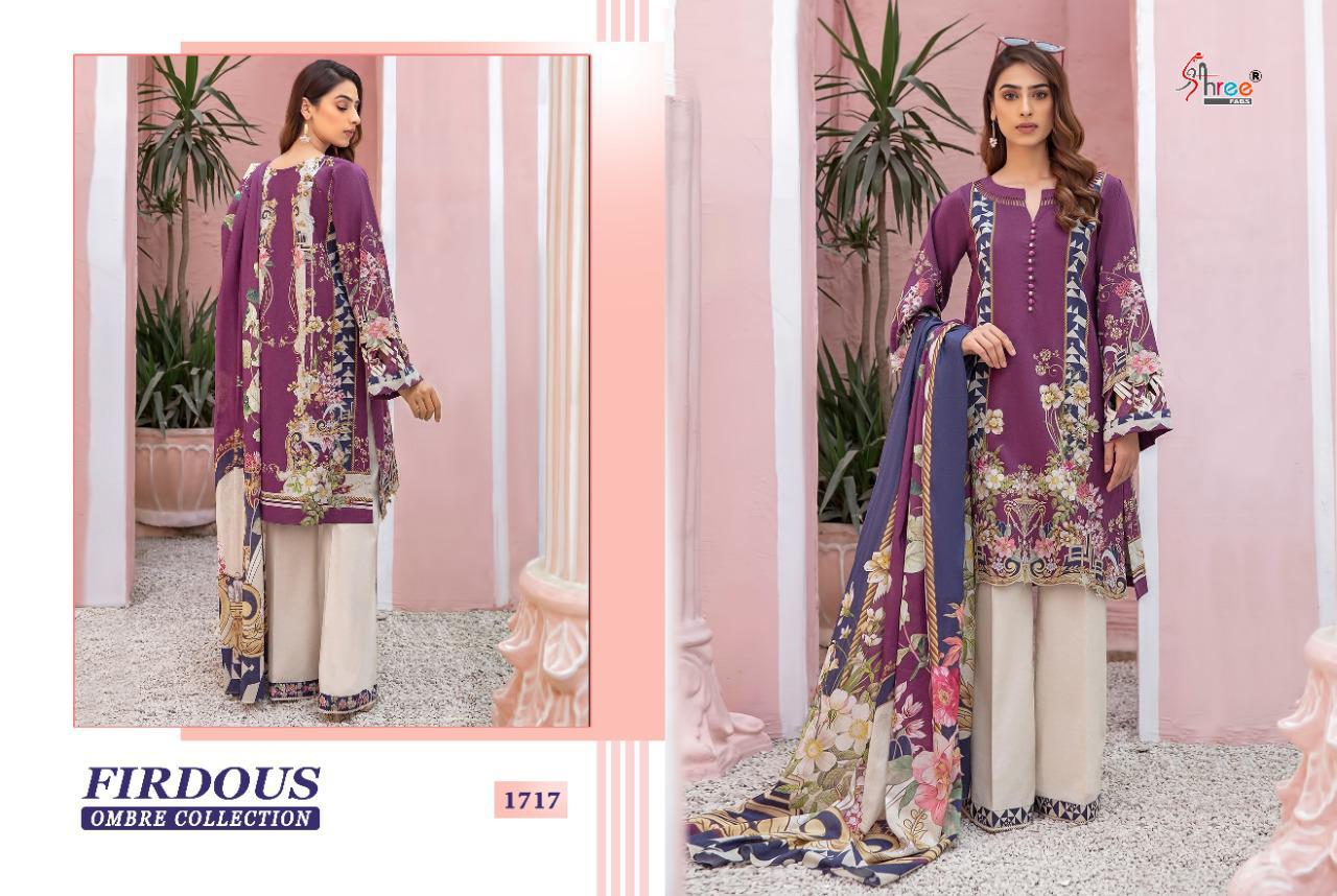 shree fabs firdous ombre collection cotton innovative style cotton dupatta salwar suit catalog