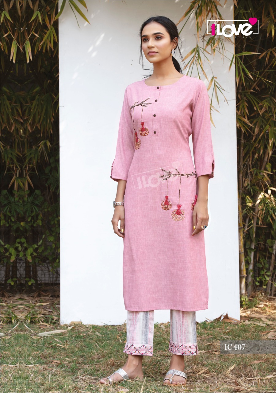 su4 indi chic rayon regal look kurti with pant catalog