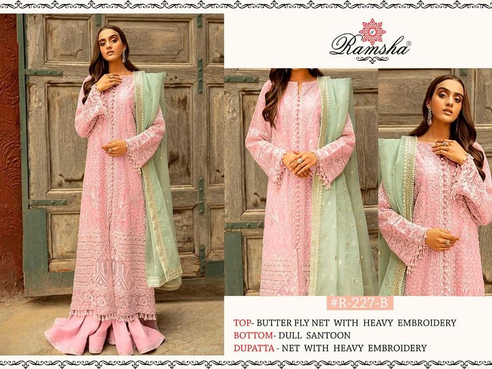 Ramsha Ramsha r-227 B Salwar Kameez Net Singles