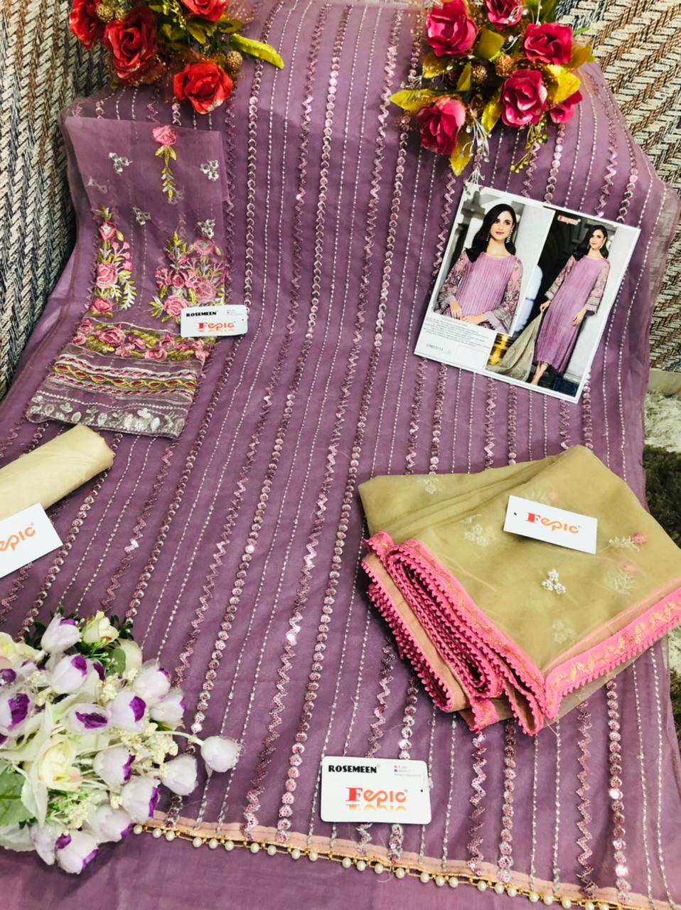 FEPIC Rosemeen  5113  Salwar Kameez Net Singles