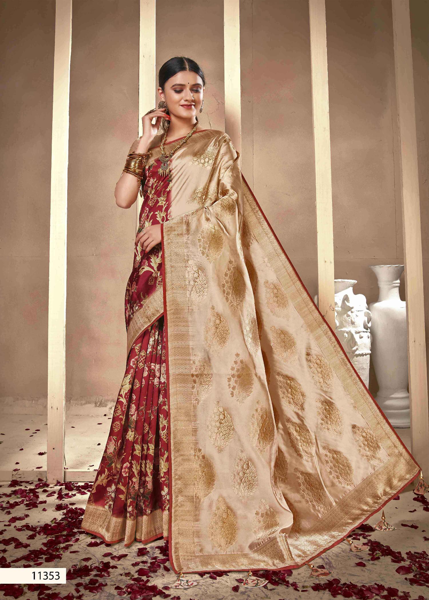 shakunt weaves apurva silk attrective digital print saree catalog