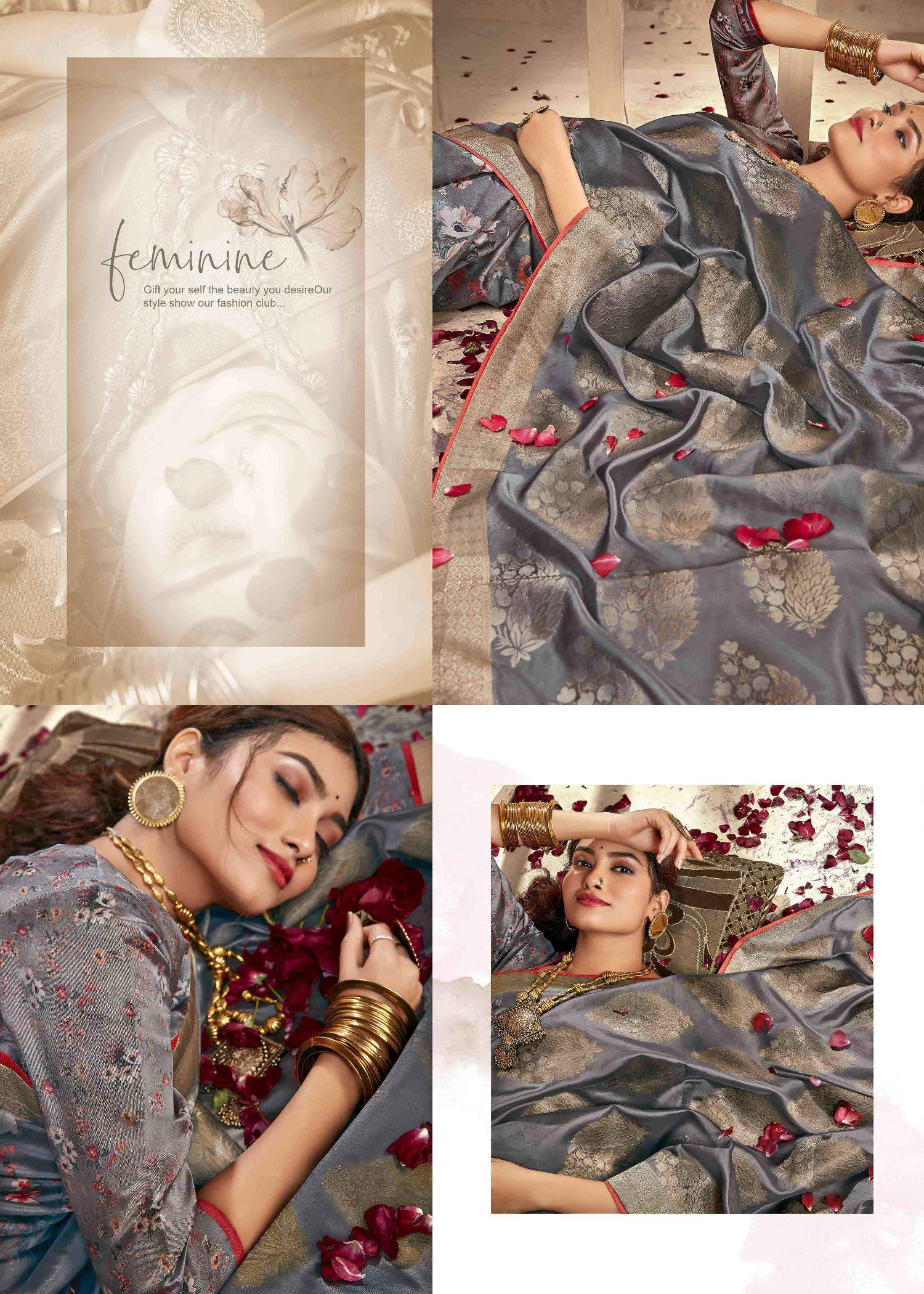 shakunt weaves apurva silk attrective digital print saree catalog