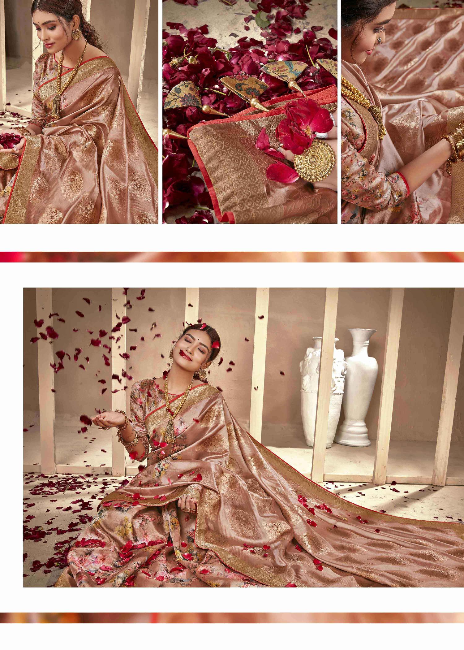 shakunt weaves apurva silk attrective digital print saree catalog