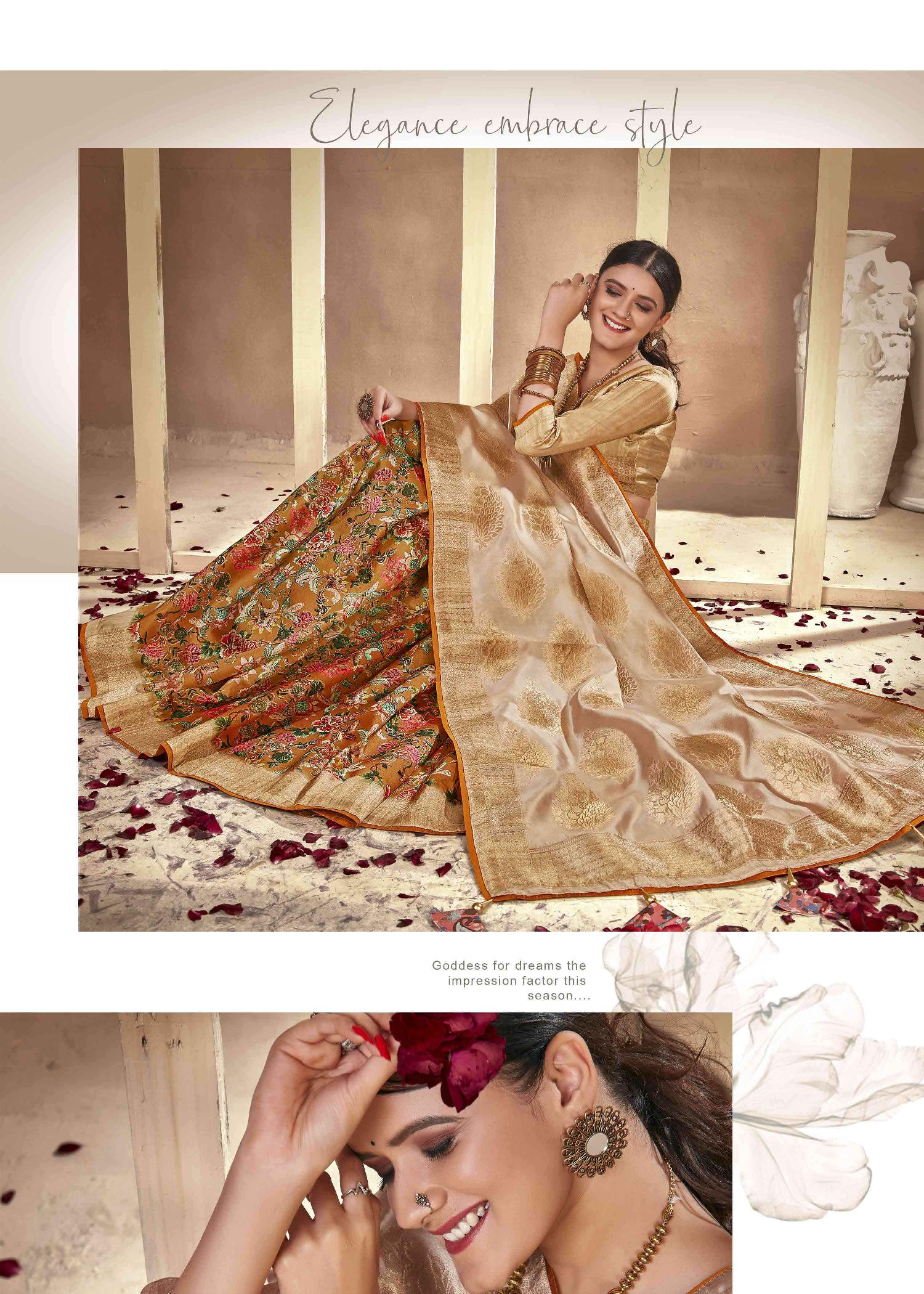 shakunt weaves apurva silk attrective digital print saree catalog