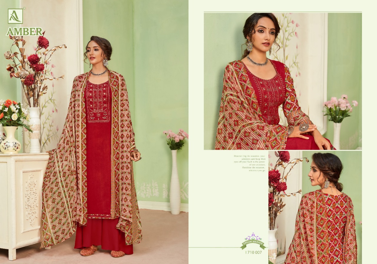 alok suit amber pure viscose innovative print salwar suit catalog