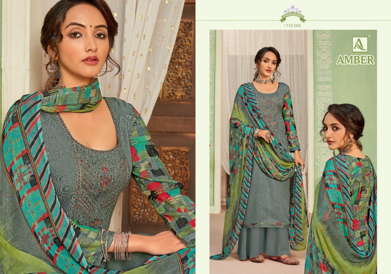 alok suit amber pure viscose innovative print salwar suit catalog