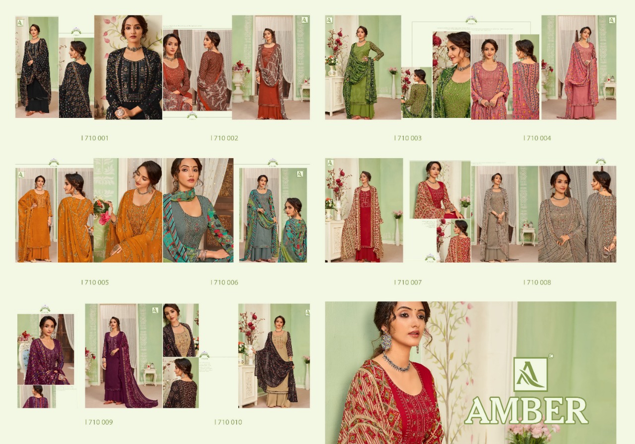 alok suit amber pure viscose innovative print salwar suit catalog