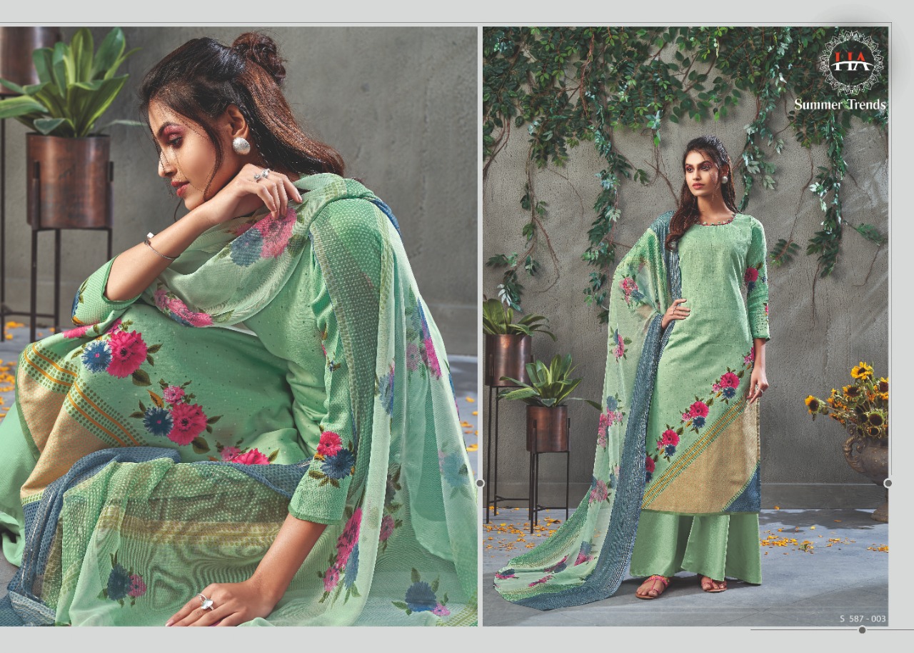 HARSHIT FASHION  summer trends exclusive print salwar suit catalog