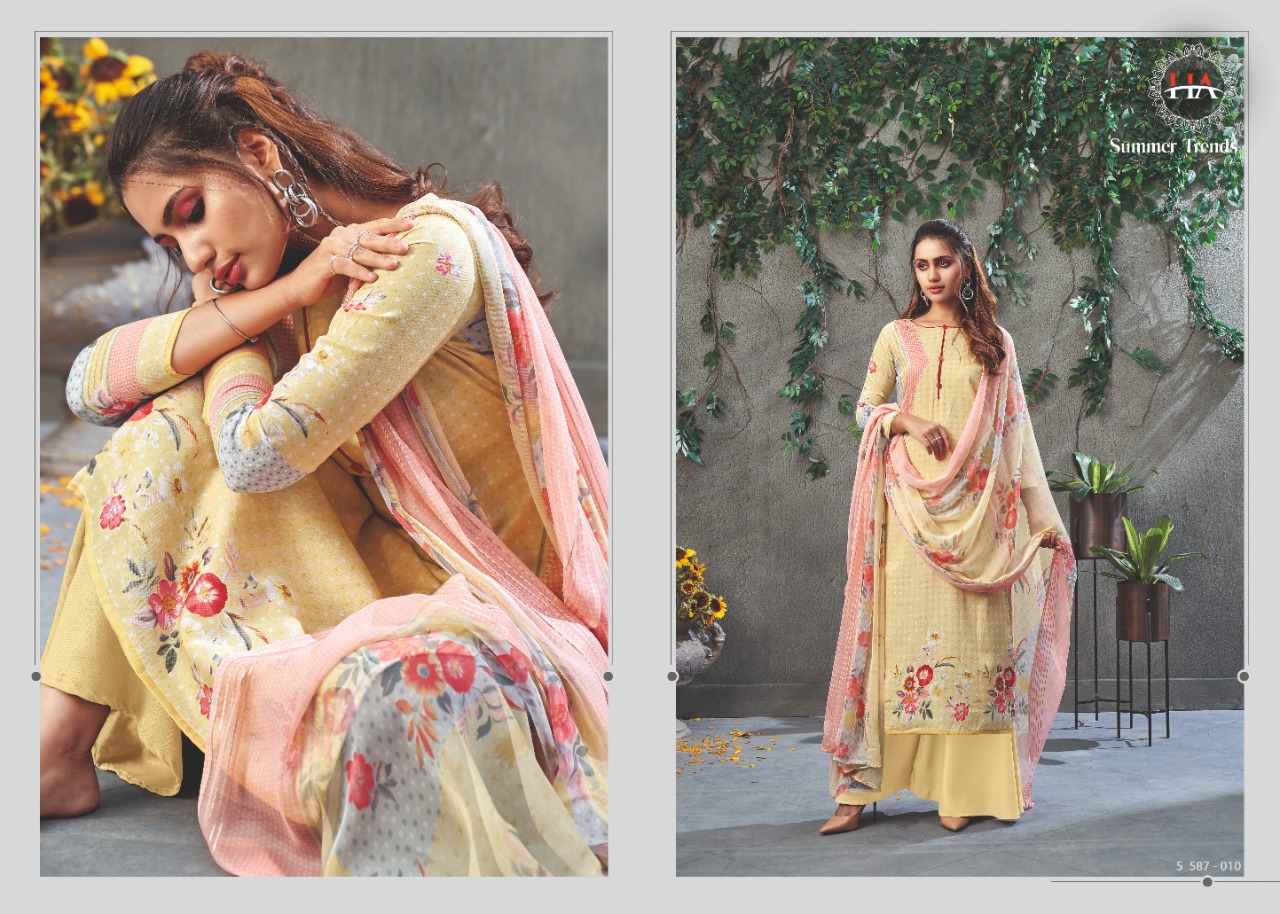 HARSHIT FASHION  summer trends exclusive print salwar suit catalog