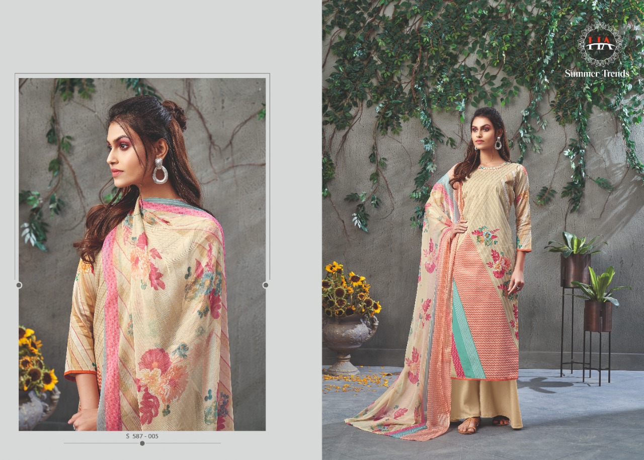 HARSHIT FASHION  summer trends exclusive print salwar suit catalog