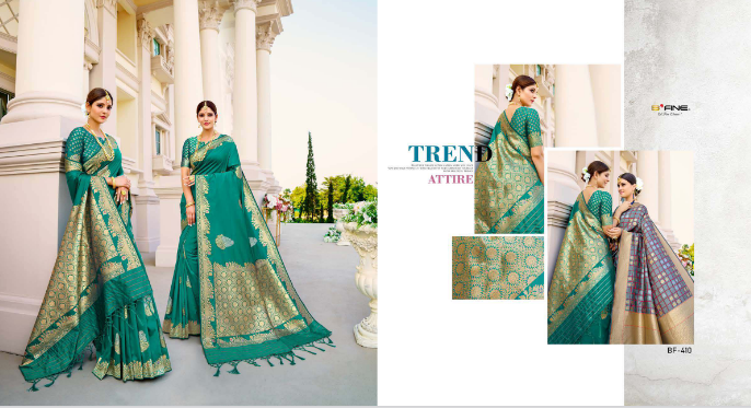 b fine kadhawa weave silk regal look saree catalog