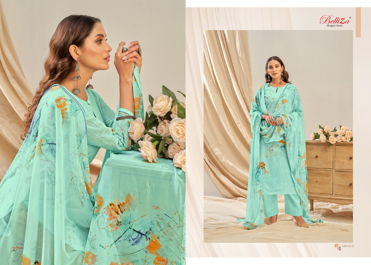 beliza designer studio rukhsar cotton elegant look salwar suit catalog