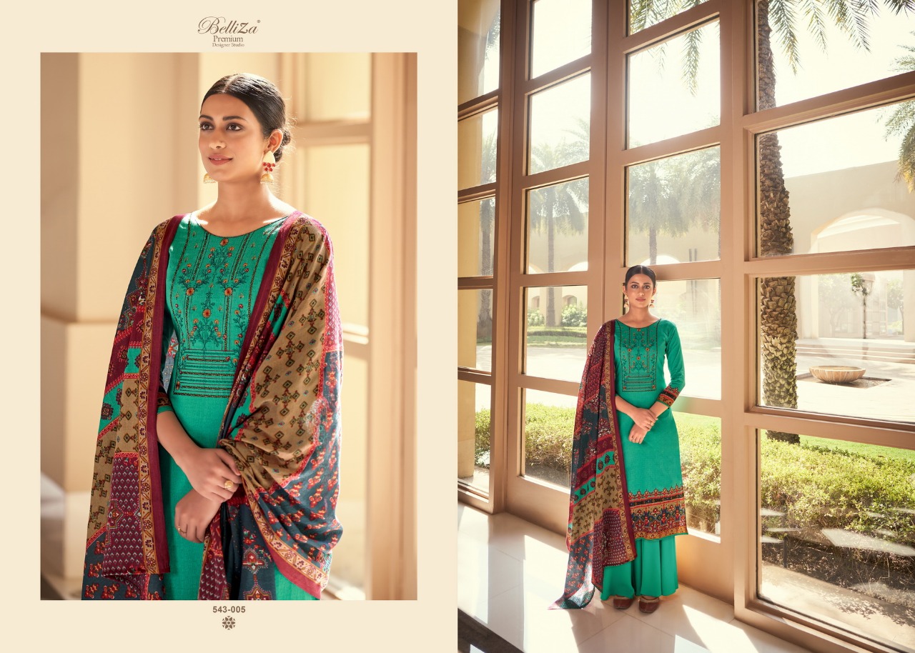 belliza desiner studio riyaaz cotton authentic fabric salwar suit catalog