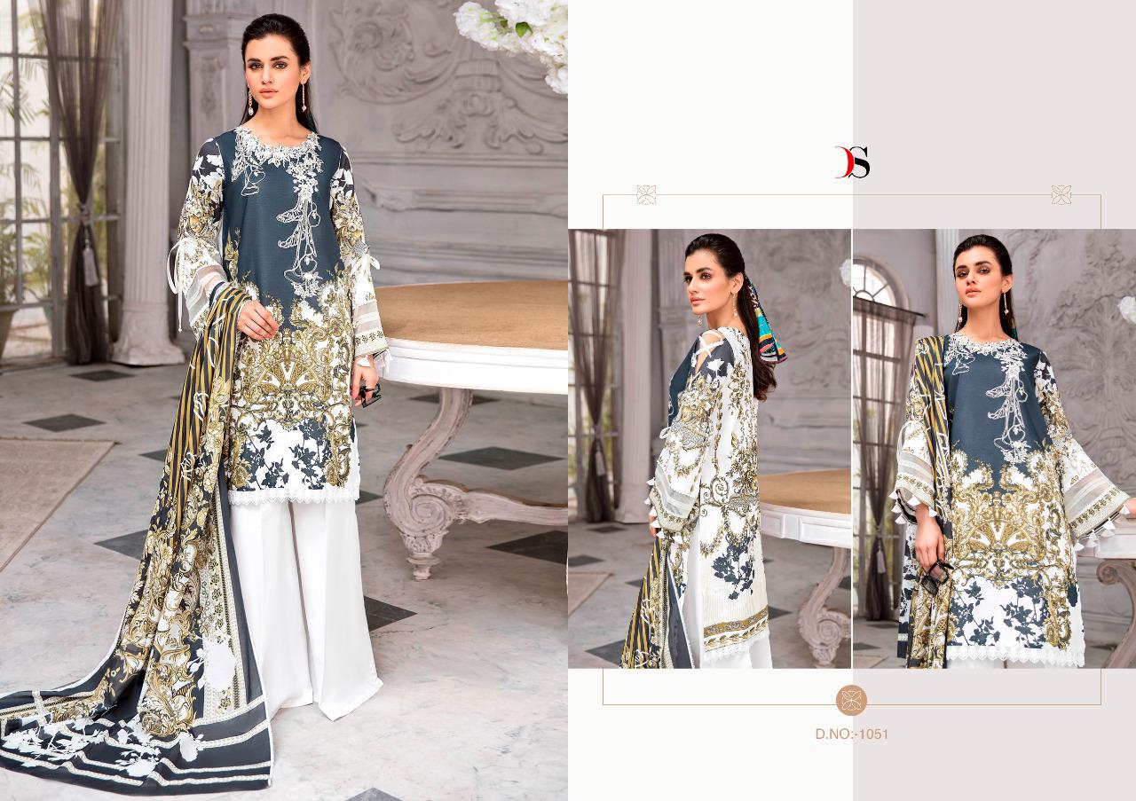 deepsy suit Firdous urbane 2 cotton astonishing print cotton mal mal dupatta salwar suit catalog