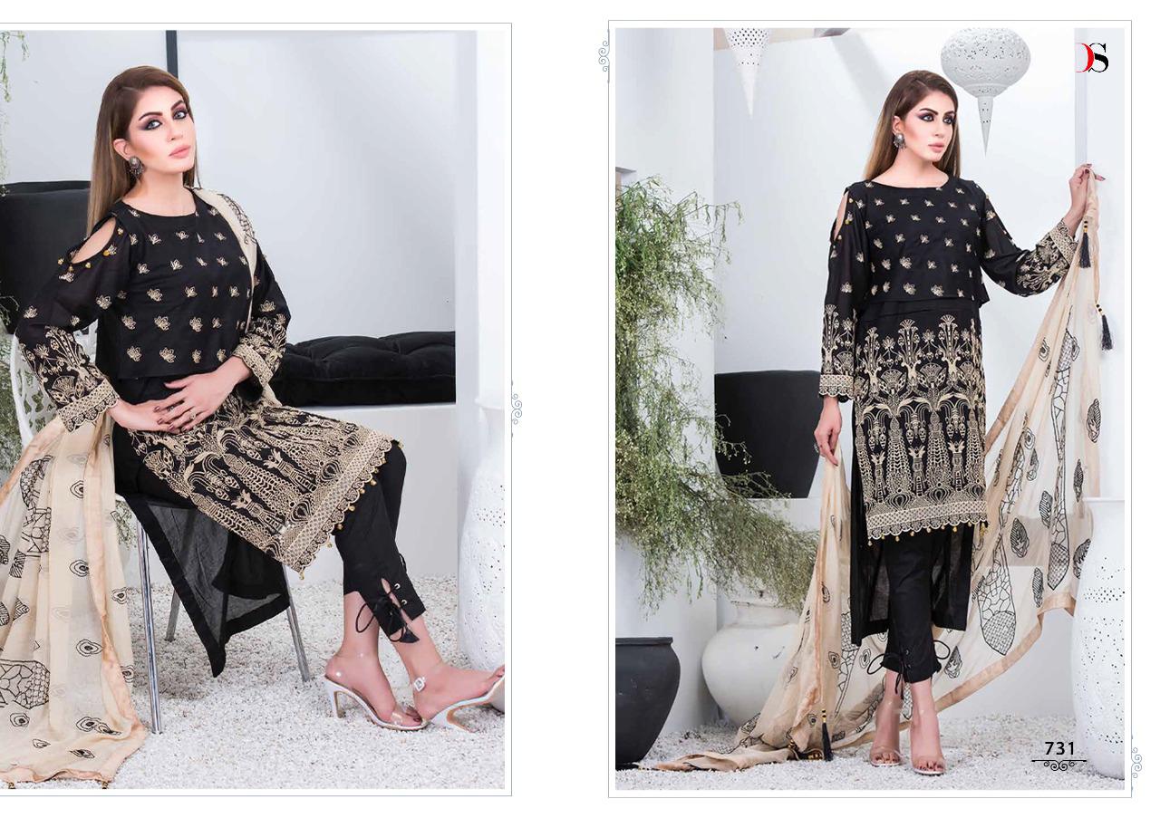 deepsy suit Maria b black beauty cotton attrective look salwar suit catalog