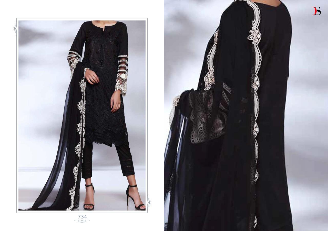 deepsy suit Maria b black beauty cotton attrective look salwar suit catalog