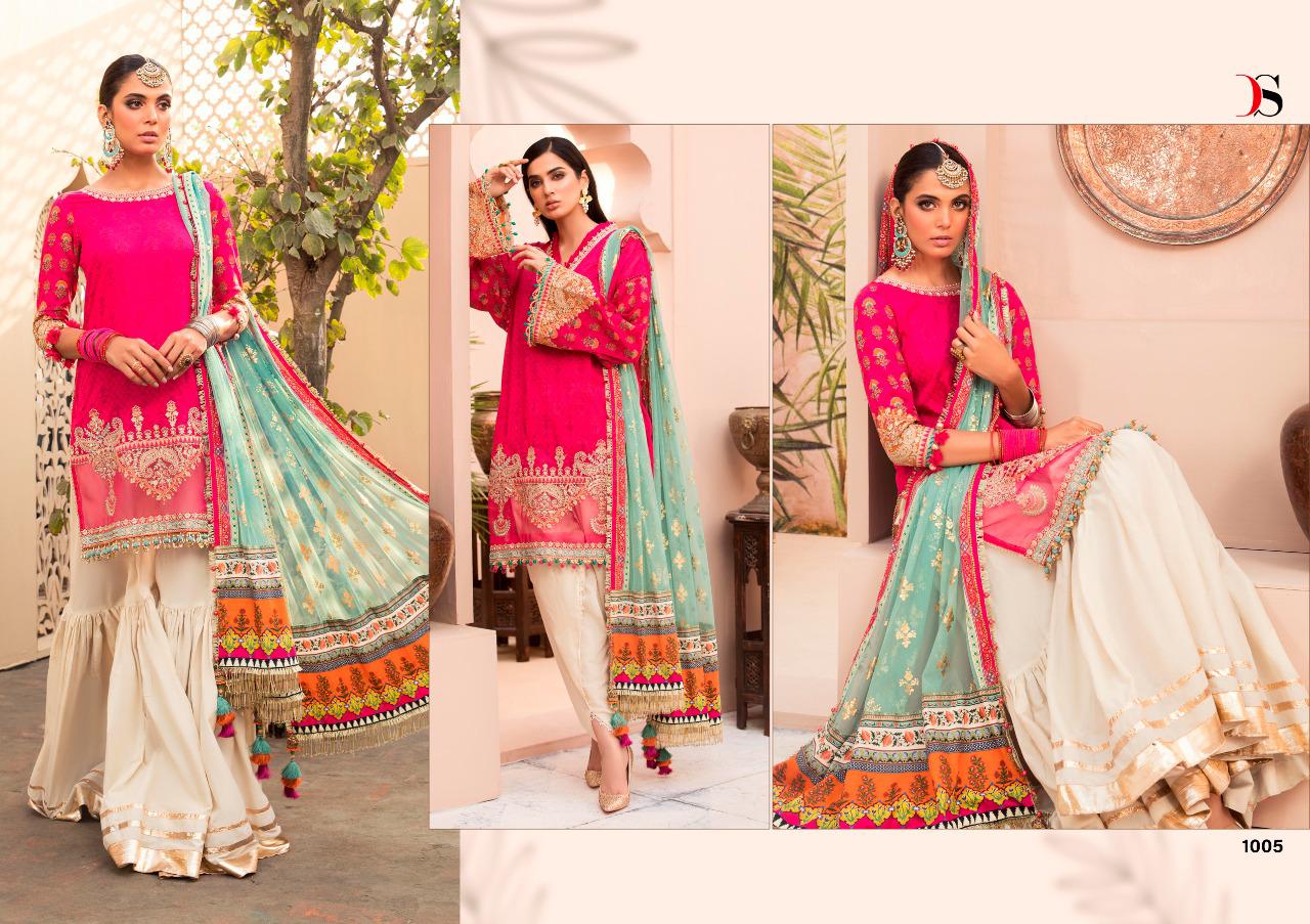 deepsy suit Mariab lawn 3 cotton attrective look salwar suit catalog