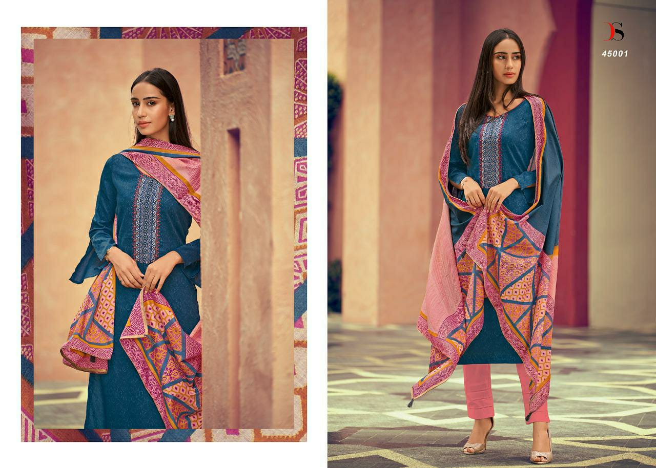 deepsy suit panghat 3 cotton attrective look and colours salwar suit catalog