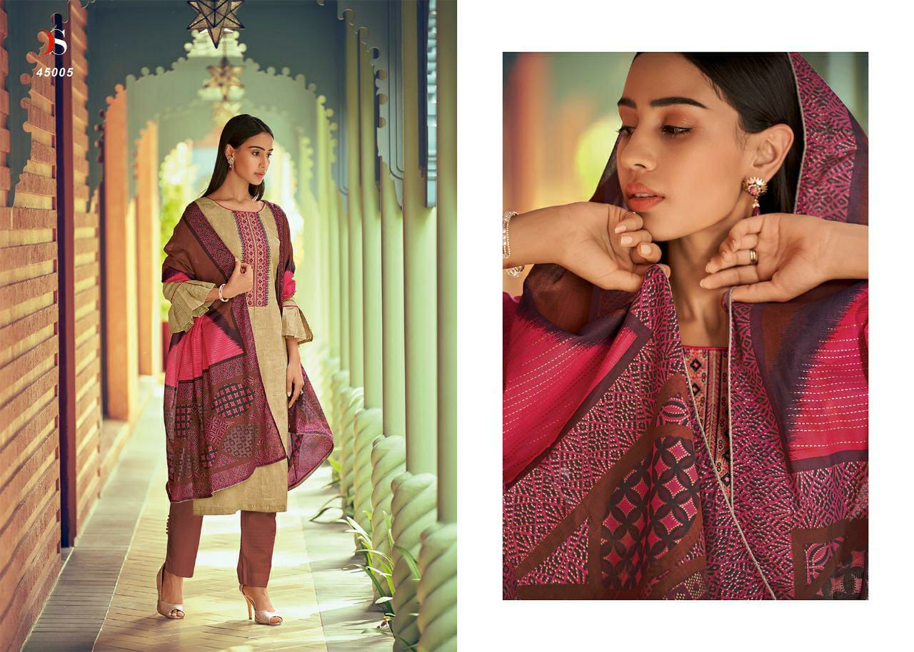 deepsy suit panghat 3 cotton attrective look and colours salwar suit catalog