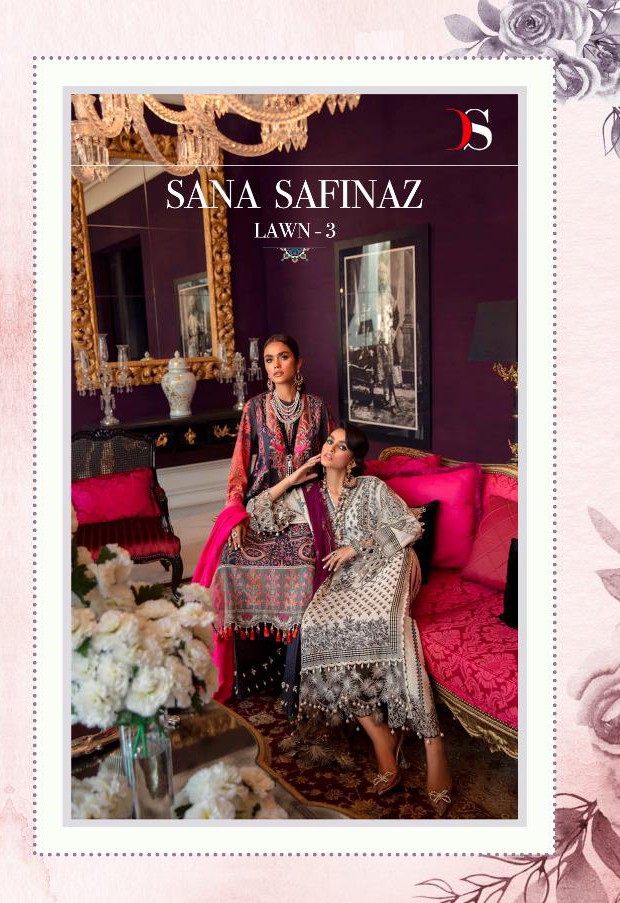 deepsy suit sana safinaz lawn 21 3 pure cotton heavy look salwar suit catalog