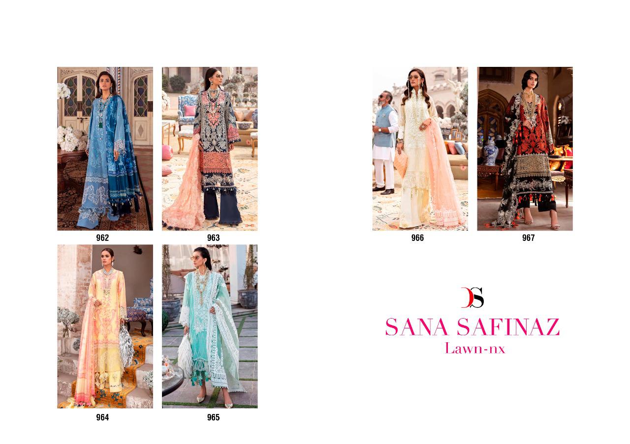 deepsy suit sana safinaz lawn 21 nx gorgeous look salwar suit catalog