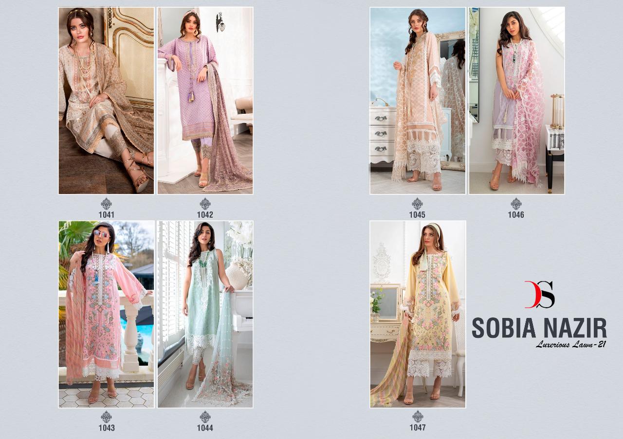 deepsy suit sobia nazir lawn 21 cotton Authentic fabric salwar suit catalog