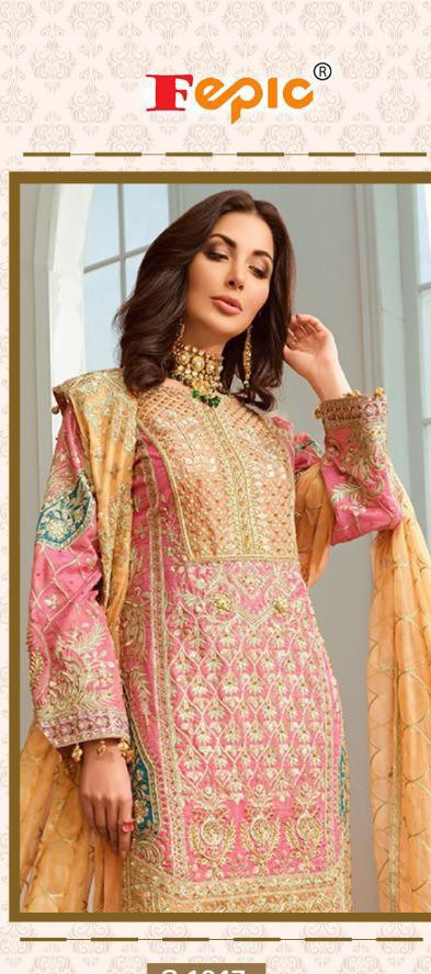 fepic rosemeen c 1047 georgget attrective look salwar suit single