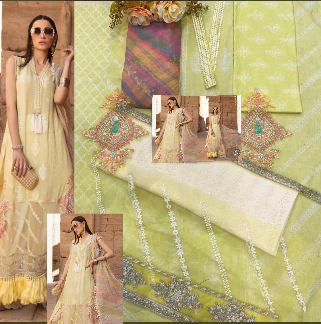 fepic rosemeen maria b luxury lawn vol 3 cotton innovative style salwar suit catalo