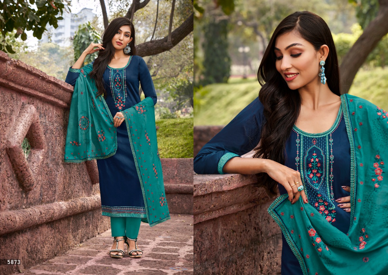 kessi fabrics zaraa jam silk astonishing salwar suit catalog