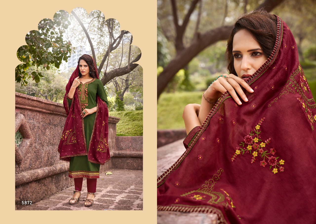 kessi fabrics zaraa jam silk astonishing salwar suit catalog