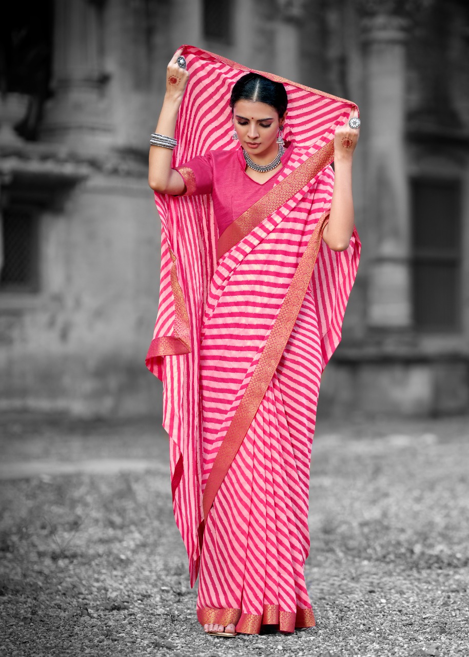 lt kashvi creation sadguna georgget exclusive print saree catalog