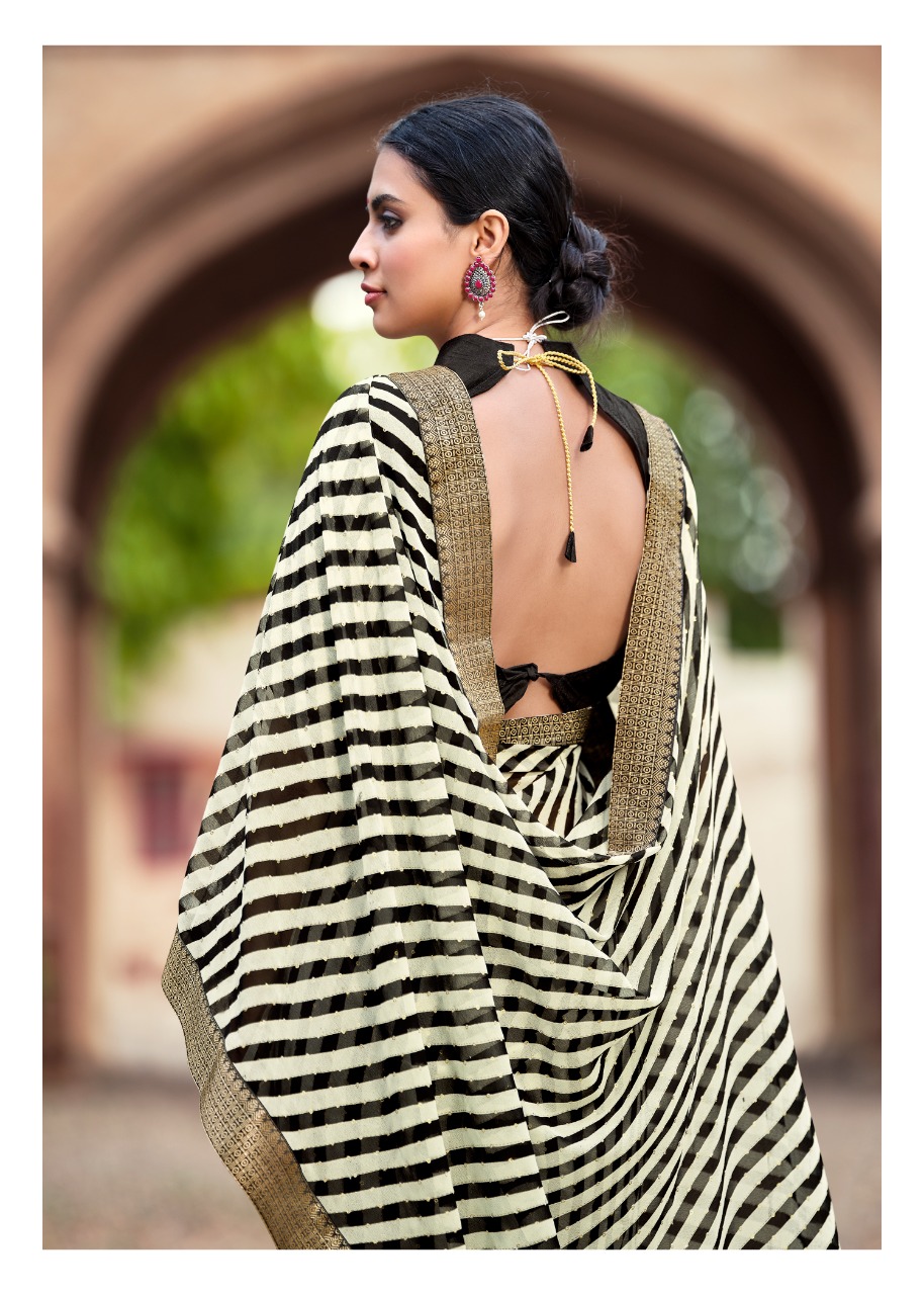 lt kashvi creation sadguna georgget exclusive print saree catalog